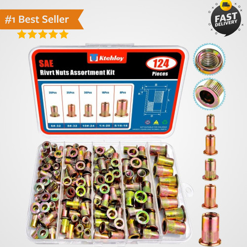 124pcs sae unc rivet - unc,