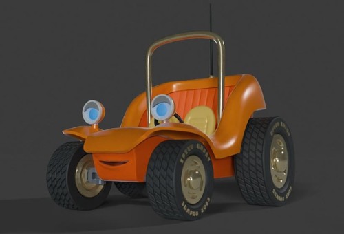 Unpainted speed buggy - unpainted,